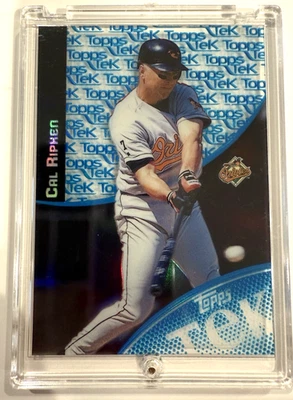 2000 Topps Tek Синий Логотип Параллельной Команды Cal Ripken Jr. 5-20 ~ Orioles ** Редкий - Изображение 1 из 4