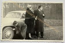 orig. Foto AK Auto Automobil Oldtimer um 1955 Familie 