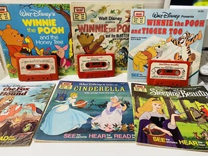 VTG Disney Storyteller Cassette Winnie The Pooh LOT Book AND Tape - Picture 1 of 5