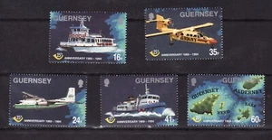 1994 Guernsey, Postal Independence, NH Mint Set, SG 645-9 - Picture 1 of 1