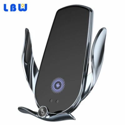 Smart Sensor Car Wireless Charger 15W Car Phone Holder Simple Fast Automatic M3 - Image 1 of 4