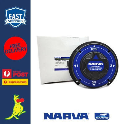 Narva Battery Master Switch 4 Position 500A Boat Caravan 4x4 Battery Isolator — 第 1/4 张图片