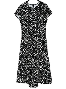 JUDE CONNALLY Size Small Blaire Jumpsuit One-Piece Jude Cloth Black Polka Dot - Picture 1 of 5