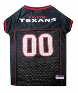 NFL Official Pet Wear Team Jersey Houston Texans Dog Football Jersey Cat SM/XS - Picture 1 of 4