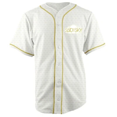 CAMISETA CROISSANT SAID THE SKY ORO BLANCO RARA TALLA LIMITADA MEDIANA Foto 1 de 2