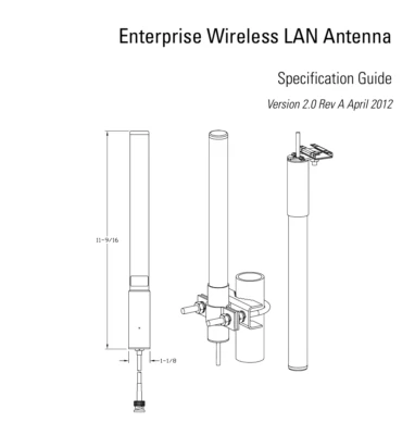 Symbol (MotorolaZebra) - Outdoor Dual-Band Dipole Antenna ML-2452-HPA5-036 5dbi - Image 1 of 4