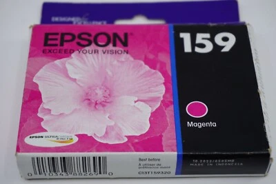 Epson 159 Magenta Ink Cartridge T159320 for Stylus Photo R2000 Ink Exp. 10/2022 - Image 1 of 3