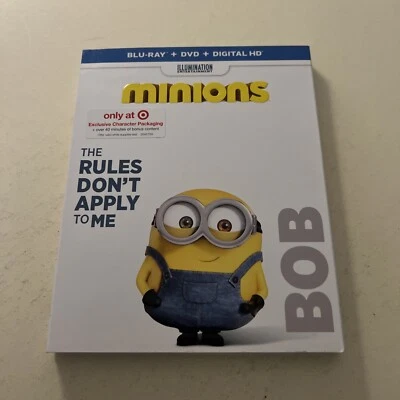 Minions (Blu-ray+DVD+Digital, 2015; Target Exclusive) New Bob Slipcover - Image 1 of 4