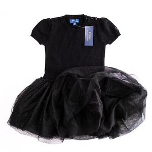 NWT Polo Ralph Lauren Holiday Girls Sparkle Tulle Sweater Dress $135 - Size 4T - Picture 1 of 10