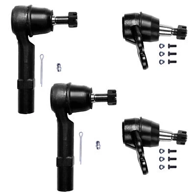 4x Front Lower Ball joint Outer Tie Rod End For 2009-2017 Chevrolet Traverse - Изображение 1 из 4