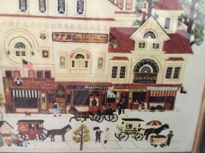 Dimensiones VICTORIAN STREET Charles Wysocki Crewel Kit Foto 1 de 3