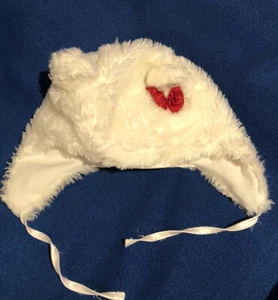 Mützen Schal Kombi weiß Mädchen Gr 74 H&M - Bild 1 von 3