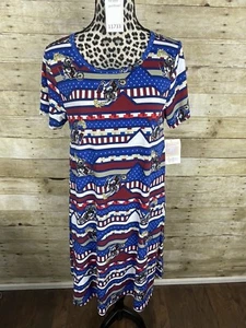 LuLaRoe Carly Dress NWT M BRAND NEW WITH TAGs Size MEDIUM -- FAST SHIPPING - Picture 1 of 6