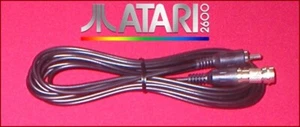 12 Fuß Cinch Videokabel & RF Koax TV Adapter für Atari 2600 Jr. Junior System - Bild 1 von 5