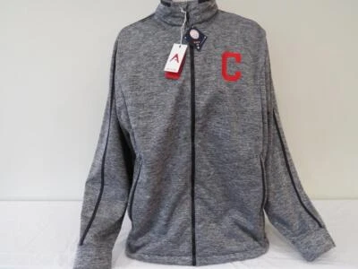 Chaqueta de golf para hombre Antigua Cleveland Indians forrada de lana negra con cremallera XL NUEVA CON ETIQUETAS Foto 1 de 4