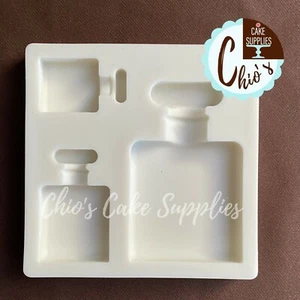 Stampo in silicone lozione/bottiglia profumo, 3 cavità - Foto 1 di 4