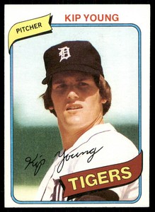 1980 Topps B Kip Young #251 Higher Grade Detroit Tigers