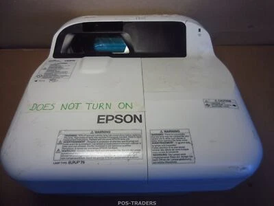 Epson EB-570 Short-throw XGA projector Beamer 3LCD 2700 Lumens DOES NOT TURN ON - Bild 1 von 4