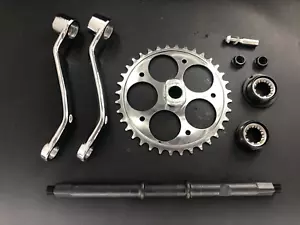 Kit de montaje de manivela ancha para bicicleta 36T- 3 piezas para moto de gasolina de 2 tiempos y 4 tiempos - Imagen 1 de 6
