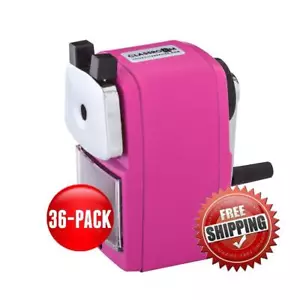 School Special - 36 Pink Classroom Friendly Pencil Sharpeners (Only $13.99 each) - Picture 1 of 11