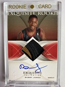 BOBBY JONES 2006-07 UD EXQUISITE ROOKIE RC PATCH AUTOGRAPH AUTO /225 #75 RPA - Picture 1 of 2
