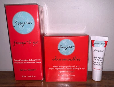Freeze 24-7 Combo Pack - Freeze & Go, Skin Smoothie, and Anti-Aging Eye Serum - Image 1 of 4