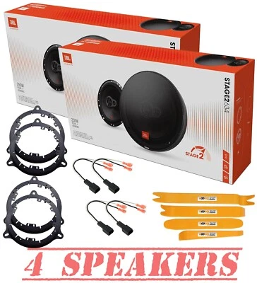 JBL 250 Watt 3Way 6.5" Front & Rear Door speaker kit for 2007-2019 Nissan Altima - Image 1 of 4