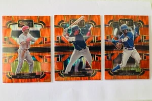 2024 panini select baseball orange flash prizm lot of 6 - Picture 1 of 4