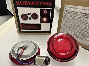 Kuryakyn Tracer 1157 LED Bullet Style Rear Turn Signal Conversions Red #2906 - Picture 1 of 4