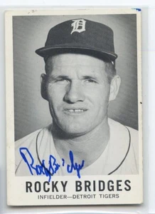 Rocky Bridges signed autographed 1960 Leaf card #31 - Picture 1 of 1