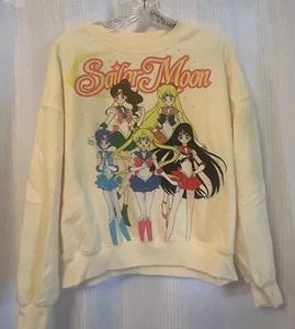 Felpa donna gialla Sailor Moon taglia L - Foto 1 di 6