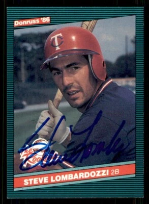 1986 Donruss Rookies Baseball #18 Steve Lombardozzi Signed Auto (no COA) *e1 - Image 1 of 2