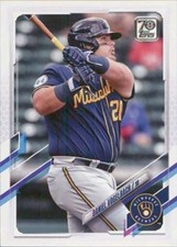 #US148 Daniel Vogelbach - Milwaukee Brewers - 2021 Topps Update Baseball