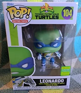 Leonardo Pop 104 - Power Rangers TMNT Funko Pop! Vinyl - 2022 Summer Convention - Picture 1 of 8