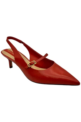 Tacón para mujer Franco Sarto Khloé punta con cordones rojo Foto 1 de 3