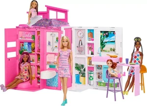 Barbie Getaway Puppenhaus faltbar - mit Barbie Puppe und Zubehör - Bild 1 von 4