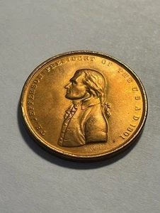 Thomas Jefferson Bronzemedaille Frieden und Freundschaft/Präsidentenserie #10775 - Bild 1 von 3