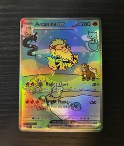 Arcanine Holographic Pokemon Card VMAX EX GX ACG V Star custom - Picture 1 of 5