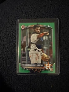 2025 Bowman Baseball Retail Green Border Parallel Jancel Villarroel #/99 BP26 - Bild 1 von 2
