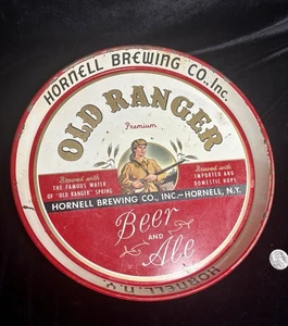 Vintage Old Ranger Hornell Brewing Co Beer Ale Tray Hornell, New York! - Picture 1 of 6