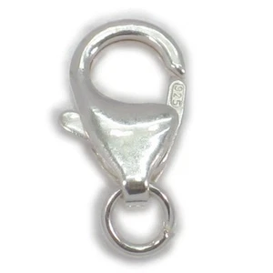 1 x 13mm Lobster Clasp Clip Trigger sterling silver fitting finding - Picture 1 of 5