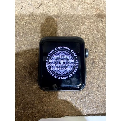 Apple Watch Series 3 Activity Tracker Smartwatch 42mm Aluminum Case For Parts - Image 1 of 4