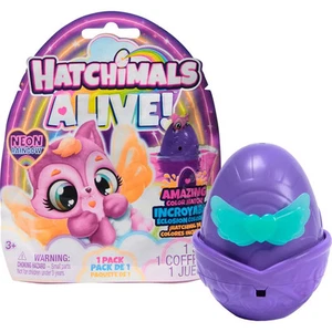 Hatchimals Colleggtibles - Hatchimals Alive Neon Rainbow 1PK - Bild 1 von 10
