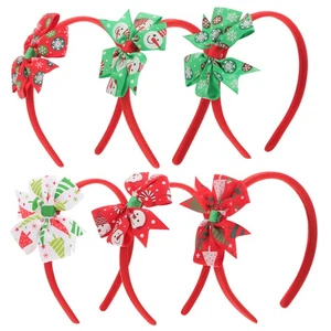 6 Pcs Bow Headband Child Headdress Kids Hair Accessory Cute Bowknot for Girls - Picture 1 of 12