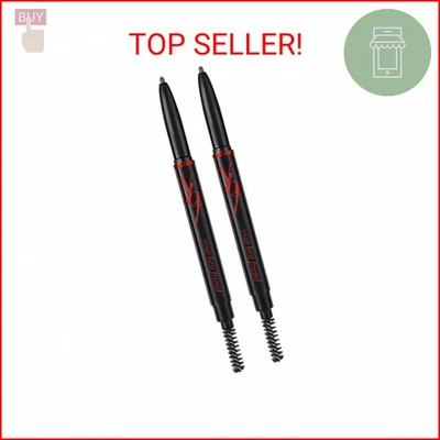 YBF Beauty Eyebrow Pencil - Universal Automatic Brow Pencil With Spoolie Brush - - Image 1 of 2