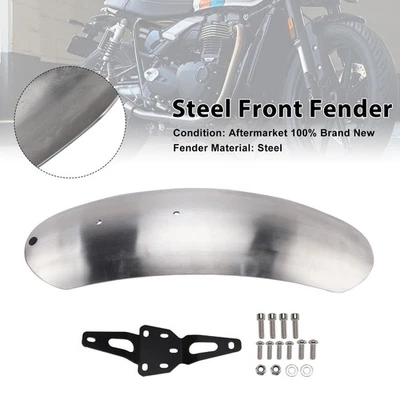 Steel Front Fender Mudguard For Street Scrambler 900 Speed Twin 900 Primary H0 - Изображение 1 из 4