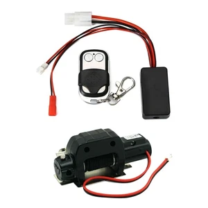 For RC Car 1:10 SCX10 D90 Crawler "Warn" 9.5cti Winch+Remote Control Receiver D - Picture 1 of 20