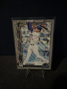2025 Topps Holiday Freddie Freeman #H12 Silver Glitter Parallel LA Dodgers - Picture 1 of 2