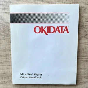 OKIDATA MICROLINE 520/521 PRINTER HANDBOOK MANUAL ML520 ML521 - Picture 1 of 14