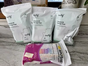 Brandneu Posten von 400 Muttermilch Aufbewahrungsbeutel mit Ausgießer 8 Unzen Kapazität - Bild 1 von 7